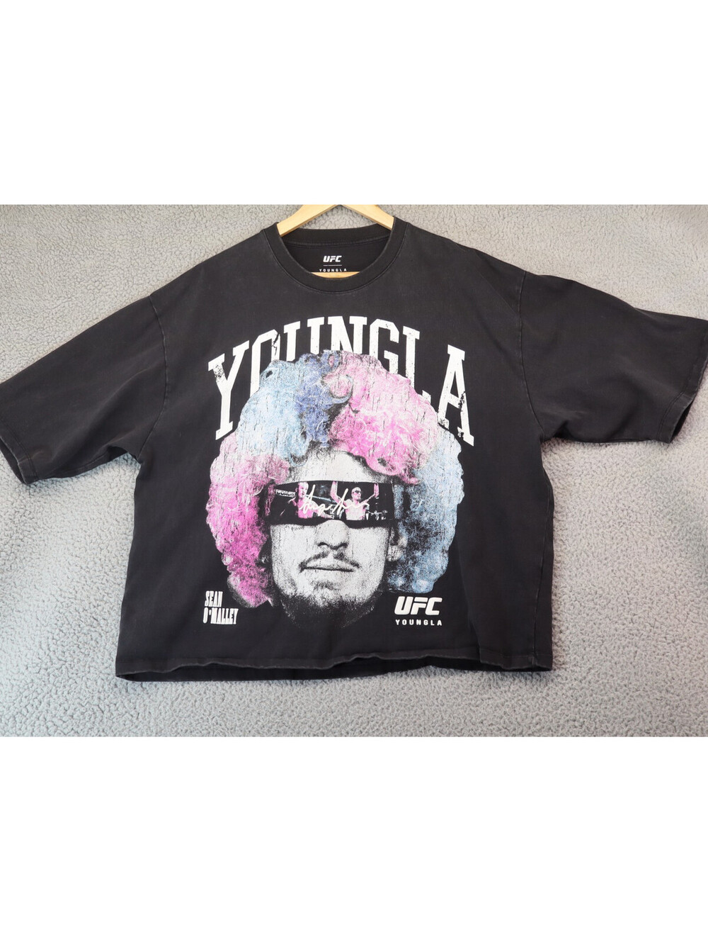 YoungLA Sean O’malley Boxy Gym T Shirt Men Large Box Crop